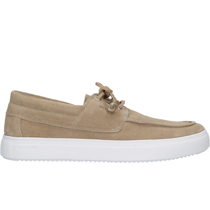 Beige suède Blackstone BG 175 Lemon Pepper heren bootschoen.