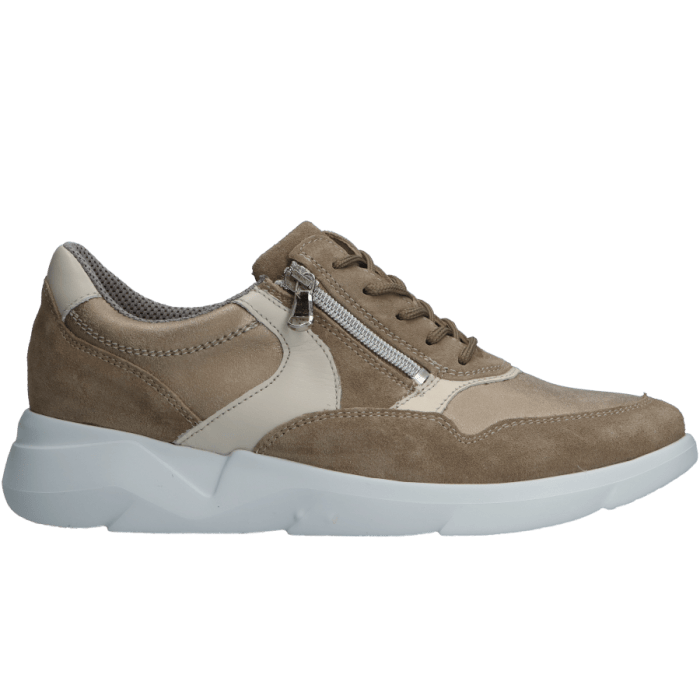 Beige suède Waldlaufer Funky 668001 406 093 dames sneaker.